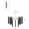 Хрустальная потолочная люстра Mineral FR1010CL-06G прозрачная Freya