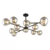 Стеклянная потолочная люстра Fasano OML-94207-12 форма шар прозрачная Omnilux