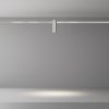 Трековый светильник Focus Led TR143-1-5W4K-W-PT серый цилиндр Maytoni