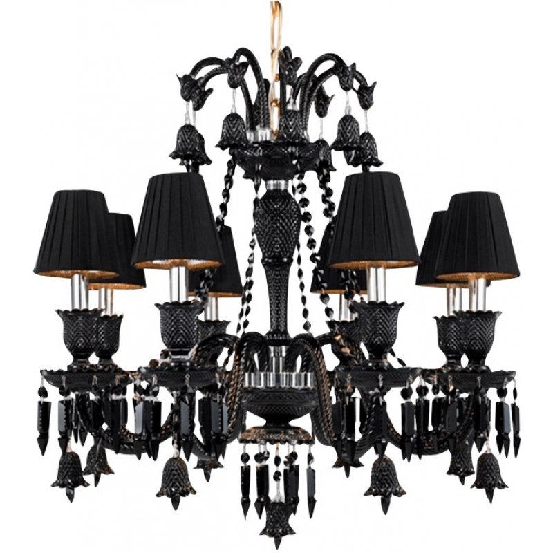Подвесная люстра Moollona MD11027010-8A black конус черная DeLight Collection