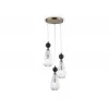 Стеклянный подвесной светильник Ceramo Modern LH53290 конус прозрачный Ambrella