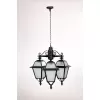 Стеклянный уличный светильник подвесной FARO-FROST L 91170fL/3 Bl Oasis Light