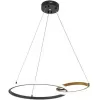 Подвесной светильник Relation 10230/2LED Black/Gold белый Escada