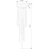 Подвесной светильник Piano 10110 Piano коричневый конус TK Lighting
