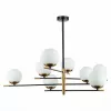 Стеклянная потолочная люстра Limano SL1203.422.08 форма шар белая ST Luce