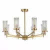 Стеклянная потолочная люстра Bitonto SL1233.302.08 цилиндр прозрачная ST Luce