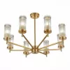 Стеклянная потолочная люстра Bitonto SL1233.302.08 цилиндр прозрачная ST Luce