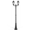 Стеклянный наземный фонарь ASTORIA 2M 91409MA Bl  ромб прозрачный Oasis Light