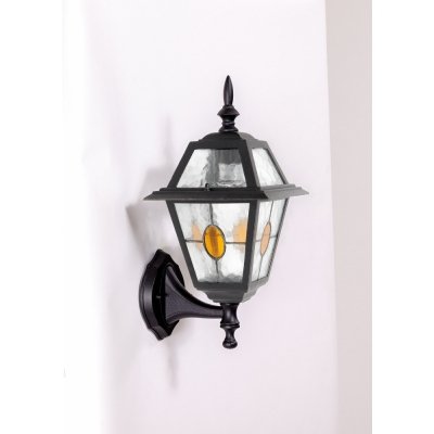 Настенный фонарь уличный FARO lead GLASS 91101/04 lgY Bl Oasis Light