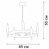 Потолочная люстра  V3001-1/5PL Vitaluce