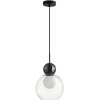 Стеклянный подвесной светильник Blacky 5021/1 форма шар белый Odeon Light