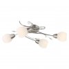 Стеклянная потолочная люстра Lilly 60209-4 Globo