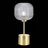 Стеклянный интерьерная настольная лампа Gran SL1154.304.01 форма шар ST Luce
