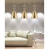 Подвесной светильник Veneziana LDP 1113 GD конус желтый Lumina Deco