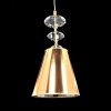 Подвесной светильник Veneziana LDP 1113 GD конус желтый Lumina Deco