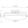 Стеклянный потолочный светильник Griffin QZ-GRIFFIN-F-WS белый Quoizel