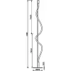 Торшер Tau MOD166FL-L15B3K белый Maytoni Торшер Tau MOD166FL-L15B3K белый Maytoni