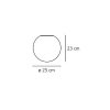 Настенно-потолочный светильник Dioscuri 0112010A Artemide