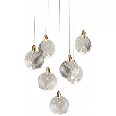 Светодиодный подвесной светильник OD2440 OD2440-7 gold/clear DeLight Collection