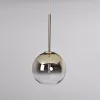 Стеклянный подвесной светильник  Passage-One01 форма шар прозрачный ImperiumLoft