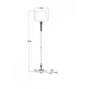 Торшер Gracie A7301PN-1PB конус белый Artelamp