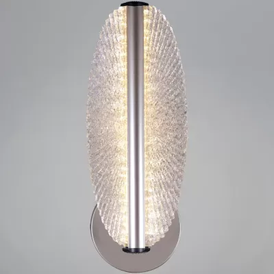 Бра  00490-0.2-01L champagne silver прозрачное