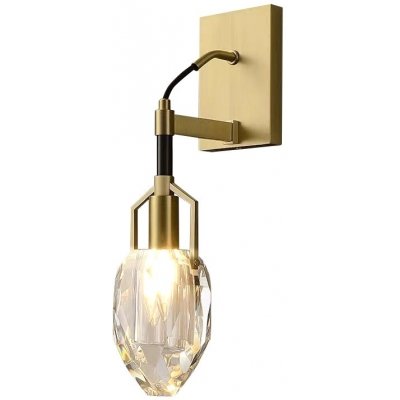 Бра Wall lamp 8960-1W brass/clear DeLight Collection прозрачное