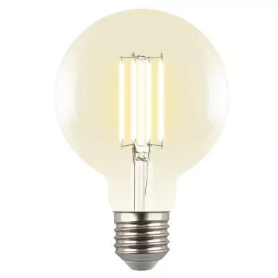 Лампочка светодиодная Яркая A++ LED-G95-5W/3000K/E27/CL GLY01TR Uniel