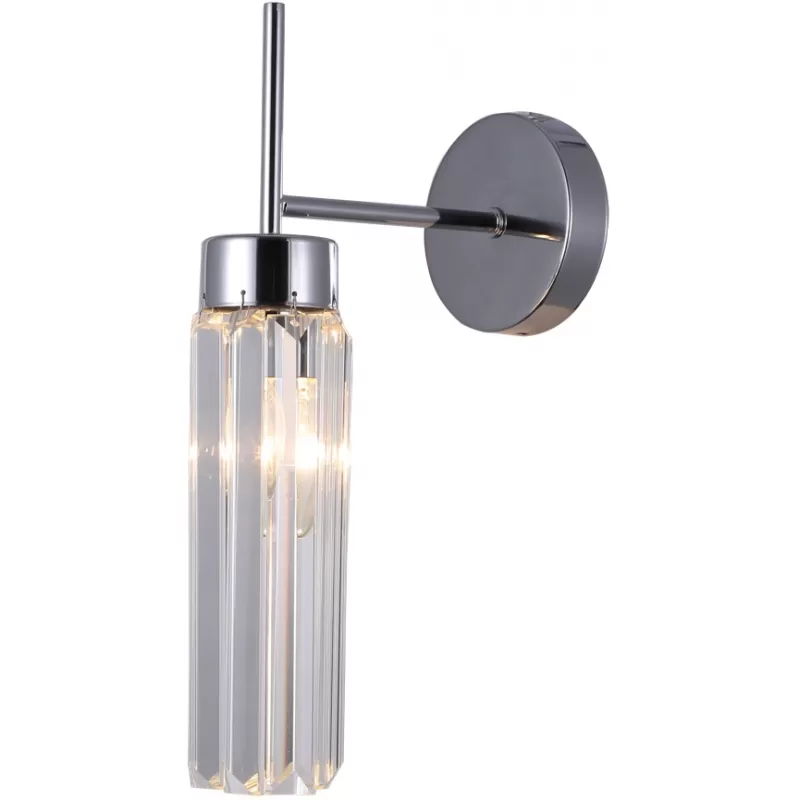 Хрустальное бра Panvenan OML-68501-01 цилиндр прозрачное Omnilux Хрустальное бра Panvenan OML-68501-01 цилиндр прозрачное Omnilux