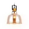Стеклянный подвесной светильник Traditional TR3526 конус цвет янтарь Ambrella