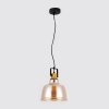 Стеклянный подвесной светильник Traditional TR3526 цилиндр цвет янтарь Ambrella