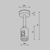 Крепление потолочное Accessories for tracks Flarity TRA156C-S1-PT Maytoni
