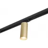 Трековый светильник SOLID Tube DK6202-BG цвет золото цилиндр Denkirs