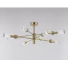 Стеклянная потолочная люстра High Light LH55162 прозрачная цилиндр Ambrella