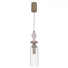 Стеклянный подвесной светильник Fernet CL254010 прозрачный цилиндр Citilux