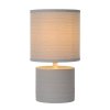 Интерьерная настольная лампа Greasby 47502/81/36 серый Lucide