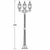 Стеклянный наземный фонарь  83408SB Gb прозрачный Oasis Light Стеклянный наземный фонарь  83408SB Gb прозрачный Oasis Light