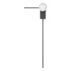 Стеклянный настенный светильник Meridian 10132/D Black форма шар белый Loft It