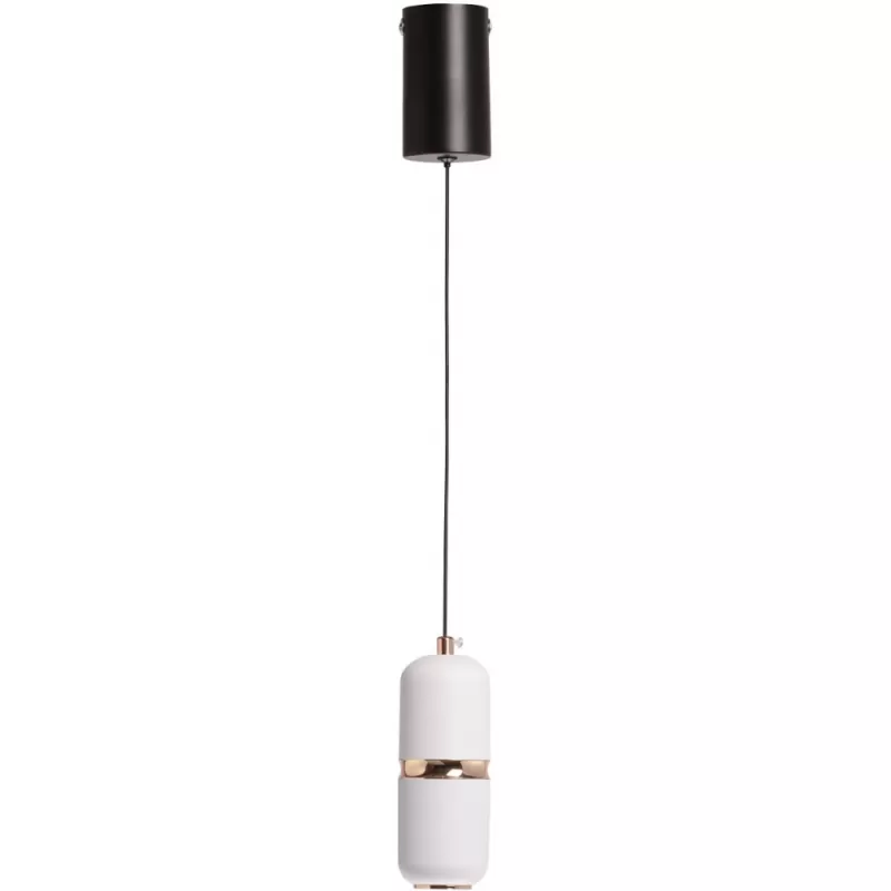 Подвесной светильник Стаут 702012701 белый цилиндр DeMarkt Подвесной светильник Стаут 702012701 белый цилиндр DeMarkt