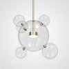 Стеклянная потолочная люстра  BUBBLE-B01 форма шар прозрачная ImperiumLoft