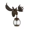 Стеклянный настенный фонарь уличный Hunt 1848-1W прозрачный Favourite