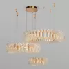Стеклянная подвесная люстра Farfalla 90374/3 прозрачная Bogate's
