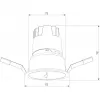 Точечный светильник Inline 25090/LED белый Elektrostandard