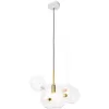 Стеклянный подвесной светильник Bolle 2027-P6 mini форма шар прозрачный Loft It