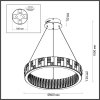 Хрустальный подвесной светильник Crossa 5072/80L белый Odeon Light