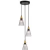 Стеклянный подвесной светильник HIGH LIGHT LH58112 конус Ambrella