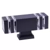 Настенный светильник уличный  UUL-S24A 2x60W/E27 IP65 BLACK прозрачный Uniel