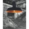 Подвесной светильник Saggi LDP 7808 BK конус желтый Lumina Deco