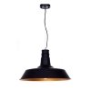 Подвесной светильник Saggi LDP 7808 BK конус желтый Lumina Deco