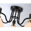 Стеклянная потолочная люстра TRADITIONAL TR303307 белая Ambrella